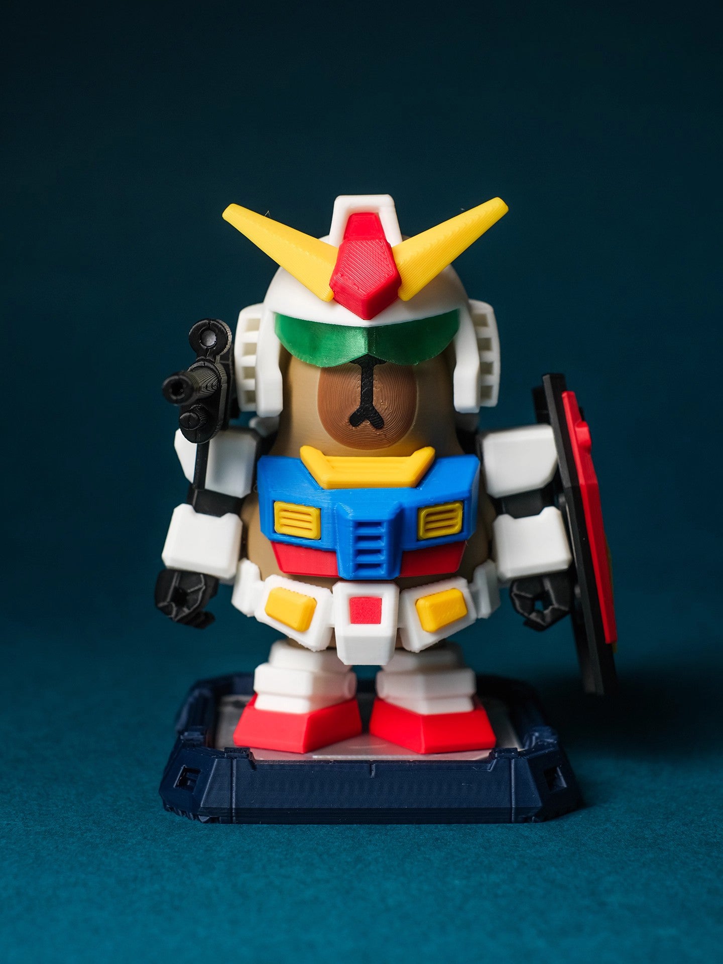 3D Printing Mecha Capybara Magnetic Equipment Toy Set