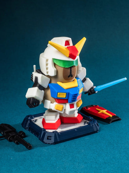 3D Printing Mecha Capybara Magnetic Equipment Toy Set