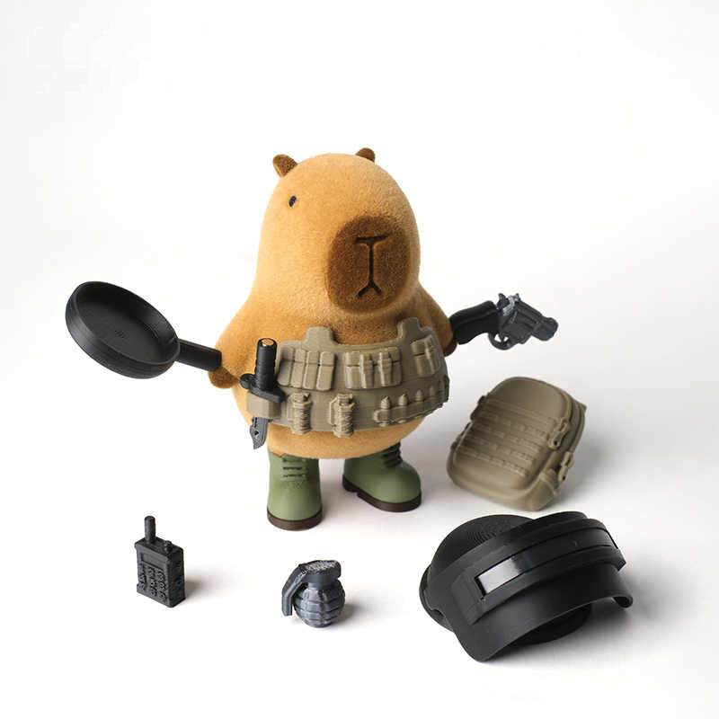 Capybara Special Forces 3D Printing Magnetic Model Toys