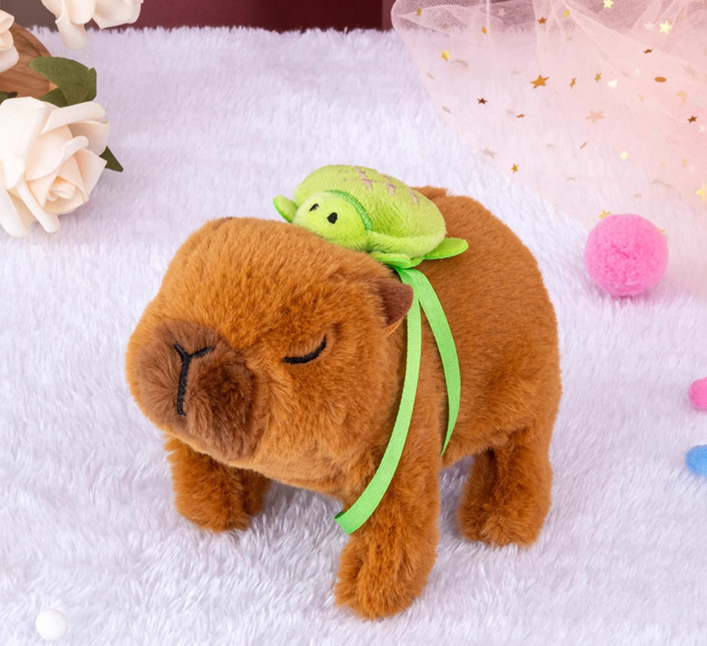 Capybara Pet Electric Toy - Can Walk and Move